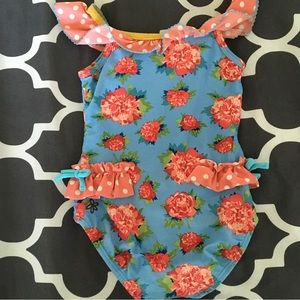 Matilda Jane Floral Relay Swimsuit Toddler Girls 18-24 months